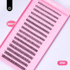 Beetles Lash Clusters 320pcs Individual Lashes 30D Natural Wispy Eyelash Clusters 8-16mm Cluster Eyelash Extensions D Curl False Eyelashes DIY Cluster Lashes (C028, 30D, 8-16mm)