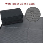 125PCS Disposable Nail Art Table Towels Mat 13" X 17" Waterproof 3 Ply Nail Art Mat Paper Sheet Clean Pads Tattooing Table Mat Nail Table Cover Tattoo Supplies (Black)