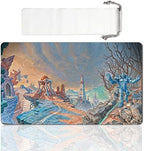 Board Game MTG Playmat Games Size 60X35 cm CCG Compatible for MTG CCG RPG Trading Card Game (Karn URZA Panorama)