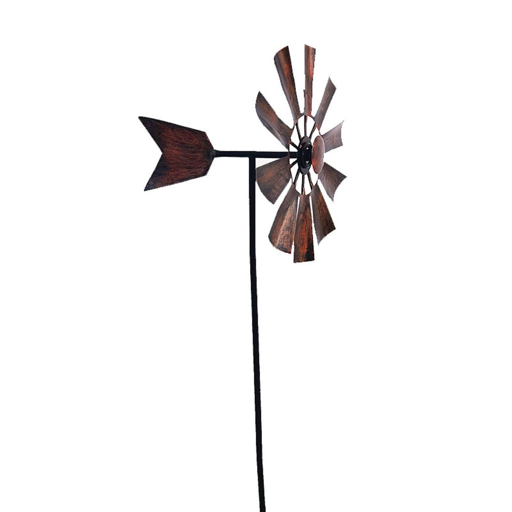 BinaryABC Metal Windmill for Yard Garden – Outdoor Wind Spinner Decor