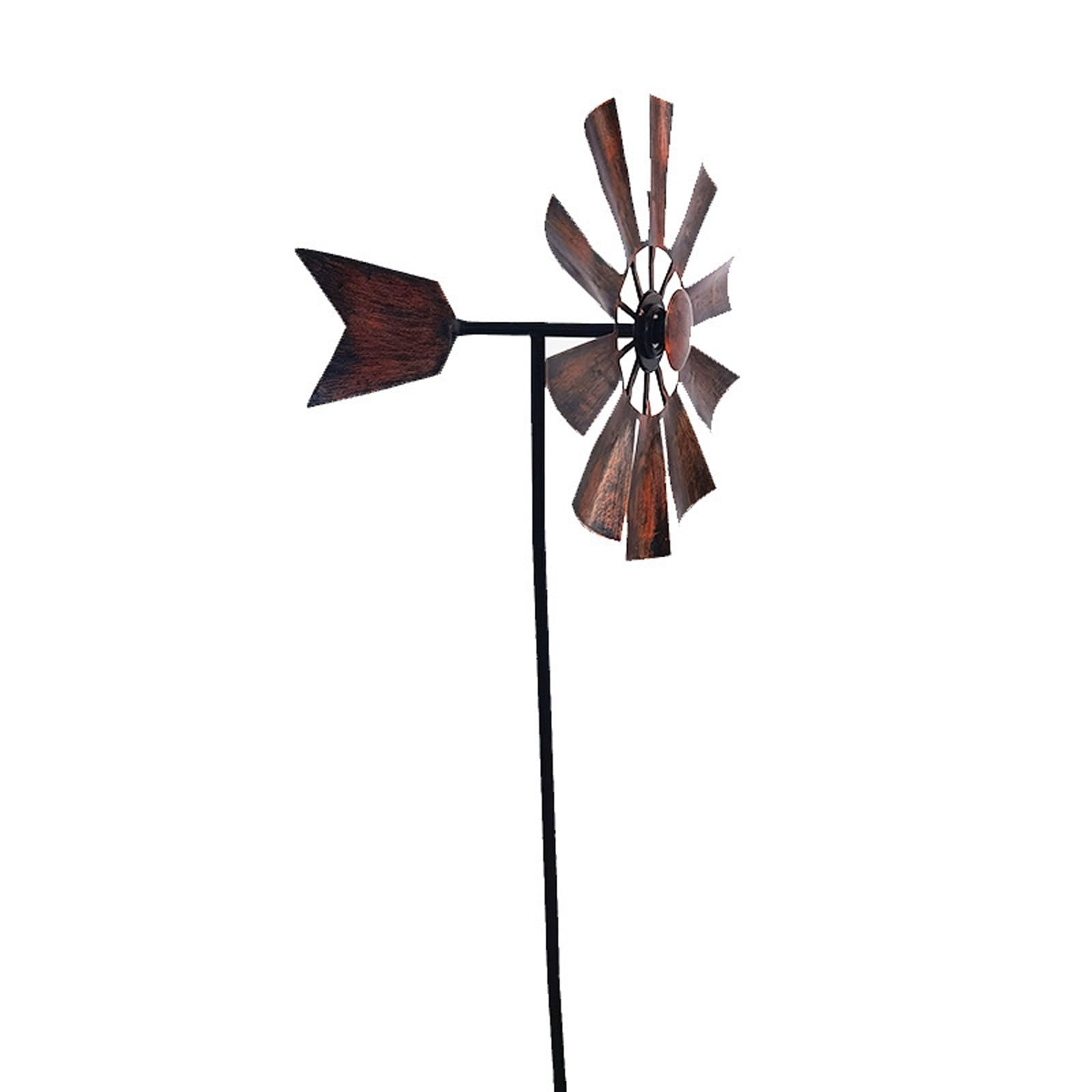 BinaryABC Metal Windmill for Yard Garden – Outdoor Wind Spinner Decor