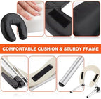 Udefineit Adjustable Massage Table Face Cradle & Pillow, SPA Massage Table/Bed/Chair Headrest Platform with Face Pillow, Massage Home Mattress Top Massage Kit Head Face Rest Support & Face Cushion