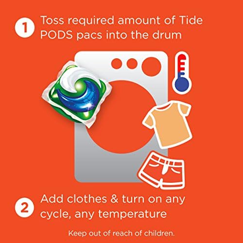 Tide Pods Plus Downy He Turbo Laundry Detergent Pacs April Fresh, 26 ct