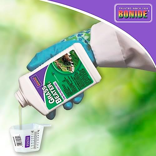 Bonide Grass Beater, 8 oz Concentrated Grass Killer, Systemic Herbicide Controls Crabgrass, Bermudagrass and More