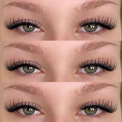 Geeneiya Fairy Lash Clusters Kit D Curl Eyelash Clusters Wispy 10-18MM DIY Lash Extension Kit Volume Cluster Eyelash Extensions Kit Individual Lashes with Waterproof Lash Bond and Seal for Beginners