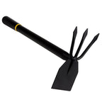 AHUDKKY Hoe and Cultivator, Hoe Garden Tool, Hand Hoe Cultivator Garden Tool, Thickened Manganese Steel, Garden Hoe for Weeding, Planting, Loosening Soil, Digging，No Assembly Required