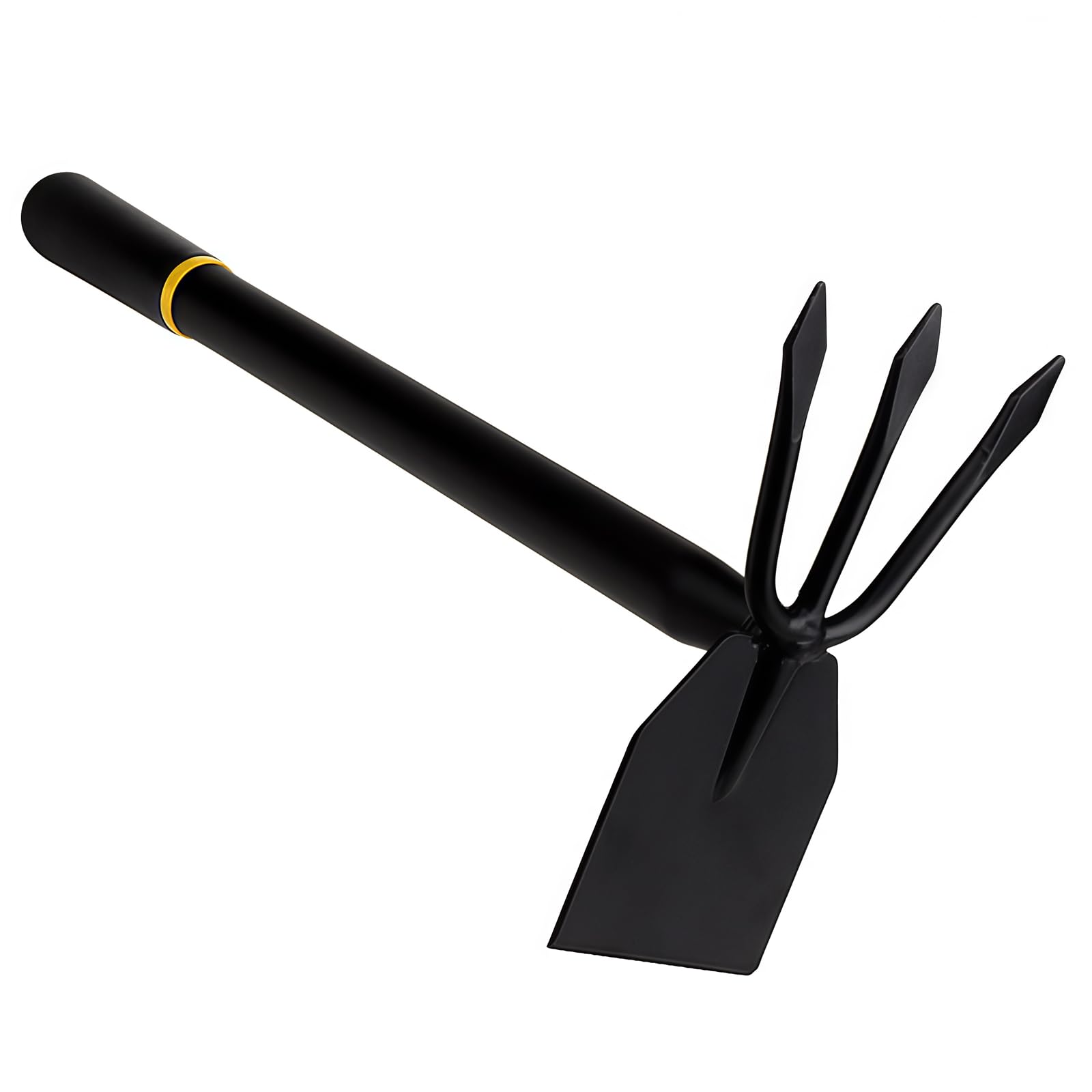 AHUDKKY Hoe and Cultivator, Hoe Garden Tool, Hand Hoe Cultivator Garden Tool, Thickened Manganese Steel, Garden Hoe for Weeding, Planting, Loosening Soil, Digging，No Assembly Required