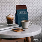 Magni Coffee - Ground - Dark Roast - Low Acid - Single Origin USDA Organic Non-GMO Beans Third Party Tested For Mycotoxins & Pesticides - Fair Trade -12 Oz