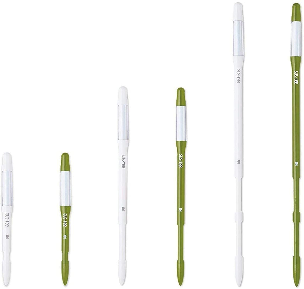 Sustee Aquameter, Set of 4, Plant Soil Moisture Sensor, (Green, Small)