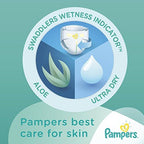 Pampers Swaddlers Sensitive Disposable Diapers Newborn Size 0 (> 10 lb), 80 Count, Super