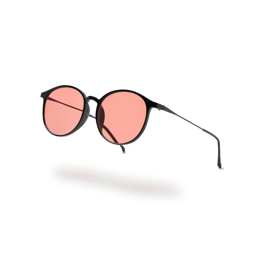 BRADDELL OPTICS FL 41 Rose Tinted Reading Glasses for Migraine Light Sensitivity and Fluorescent LED Glare