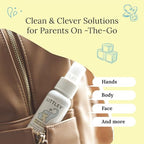 Littley Infant & Toddler Hand Cleanser with Hypochlorous Acid, Gently Cleans Dirt & Germs, Non-Toxic & Alcohol-Free, Safe for Sensitive Skin, 2oz Travel-Size Spray Bottle