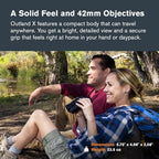 Celestron - Outland X 8x42 Binoculars – Ideal for Birding and Outdoors – 42mm Objective Lenses – Wide 7° Field of View – BaK-4 Prisms – Multi-Coated – Waterproof and Fogproof