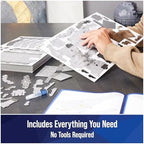 4D Build, Star Wars Deluxe Imperial Star Destroyer 3D Model Kit, Fantasy Collectible, Adult Puzzle, for Ages 12 & Up
