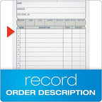 Adams Sales Order Books, 2-Part, Carbonless, White/Canary, 4-3/16" x 7-3/16", Bound Wraparound Cover, 50 Sets per Book, 3 Pack (DC4705-3)