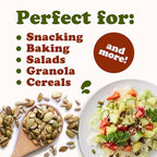 Food to Live Dry Roasted Sunflower and Pumpkin Seed Mix, 8 Ounces – Oven Roasted, No Oil added, Natural Snack, Rich in Protein, Perfect for Baking and Salads, Vegan, Kosher, Bulk