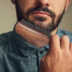Hair brush for Men, Boar Bristles Brush for Fine Thin Medium Hair, Nature Boar Hairbrush for Beard Styling