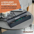 MatShield, Durable Playmat Case - Compatible with Magic The Gathering, MTG Play Mat Tube - MTG Accessories - Premium Leatherette with Fabric Interior, Magnet Snap Closure