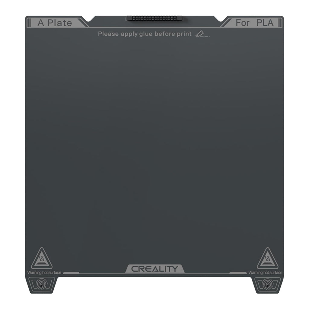 Creality K1 SE Build Plate Kit, K1C Flexible Spring Steel Bed Plate 235x235mm 3D Printer Platform Smooth Surface PEI Sheet Build Surface for K1/Ender 3 S1/3 V3 SE/3 V3 KE/3 V3(Without Magnetic Base)