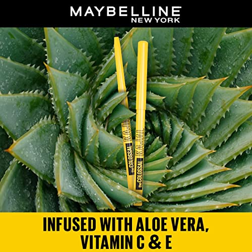 Maybeline Kajal Universal Beauty Maybeline New York Colossal Kajal Dark Black, Waterproof Kajal, 24Hrs Stay Kajal 0.35G (Pack Of 2)