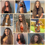 Human Braiding Hair Water Wave Bulk Human Hair For Braiding No Weft Wet And Wavy Human Hair Braiding Hair Extensions For Boho Braids 2 Bundles Human Hair Per Pack 100g (26inch, #4)