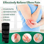 Elbow Splint Tendonitis Elbow Brace Ulnar Nerve Cubital Tunnel Brace for Sleeping Elbow Immobilizer Arm Splint Support for Pain Relief Arthritis Elbow Sleeve Tennis Brace for Men Women (Medium)