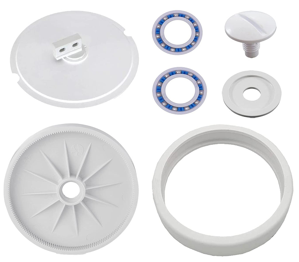 ATIE 280 Pool Cleaner Large Wheel C6 Complete Assembly with Tire C10, Axle C66, Bearing C60, Screw C55, Washer C64 for Polaris 280/180 Pool Cleaner (Not Compatible with 360 380) (3 Pack)
