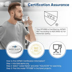 PUREPLUS 5 Micron 10" x 4.5" Whole House Sediment Home Water Filter Replacement Cartridge for Culligan RFC-BBSA, HD-950, WFHD13001B, W15-PR, GXWH30C, GXWH35F, Aqua-Pure AP817, PP10BB, 2PACK