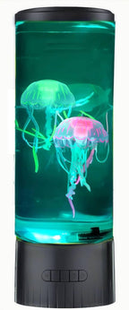 CALOVER Gifts for Kids Men Women Friends Family Cool Jellyfish Lamp Night Light with Speaker for Girls Boys Kids Home Office Bedroom Decor for Christmas Holiday Birthday Party