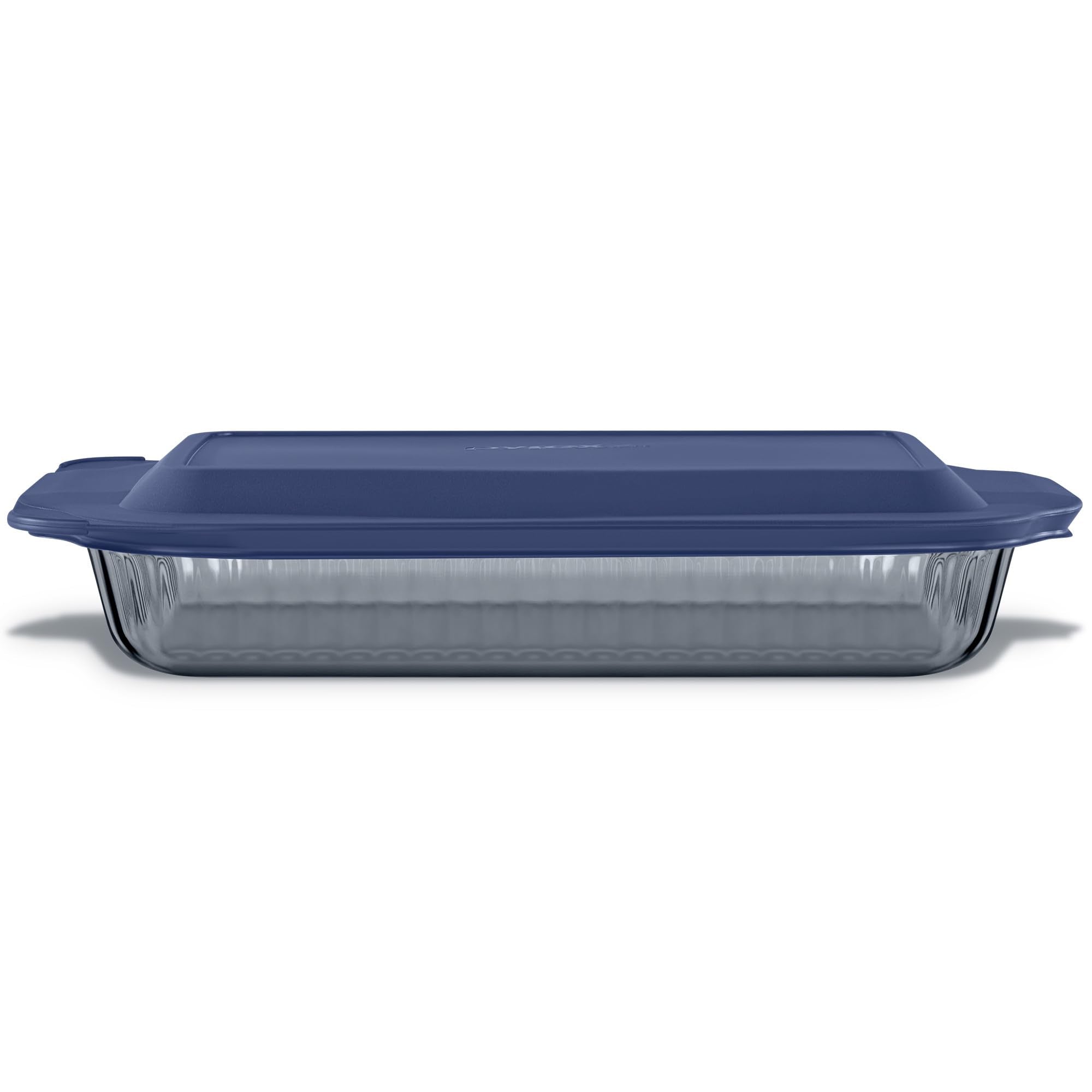 Pyrex Colors Tinted (9x13) Glass Baking Dish with BPA-Free Lid, Oblong Bakeware Glass Pan For Casserole & Lasagna, Dishwasher, Freezer, Microwave and Pre-Heated Oven Safe, Smoke