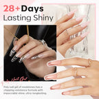 Modelones Poly Extension Gel Nail Kit, 6 Colors Pink Nude with 48W Nail Lamp Slip Solution 3D Bow Nail Charms Decoration Rhinestone Glitter Kit for Nail Manicure Beginner Starter Kit DIY at Home