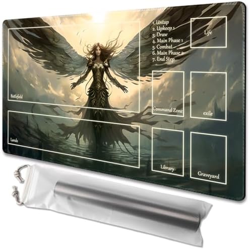 MTG Playmat - Non-Slip Backing Printing, Ideal for Card Game Enthusiasts TCG Playmat (MTG1-Disaster befalls-Deck)