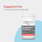 Allergy Research Group ARG Phospholipid Colostrum Powder - Bovine Colostrum Supplement - Immune & Gut Health Support - Sunflower Phospholipid Delivery - Hypoallergenic - 60 Servings - 300 g