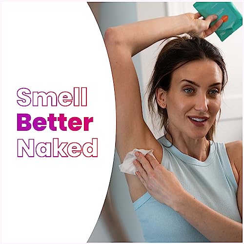 Lume Acidified Deodorant Wipes - 24 Hour Odor Control - Aluminum Free, Baking Soda Free, Skin Safe - 15 Count (Pack of 3) (Cool Cucumber)