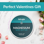 Magnesium Body Butter – New Improved Formula, Quick Ease for Tensed Legs, Tight Muscles & Sleep, Organic Ingredients with Pure Magnesium Oil, Topical Cream, 8oz