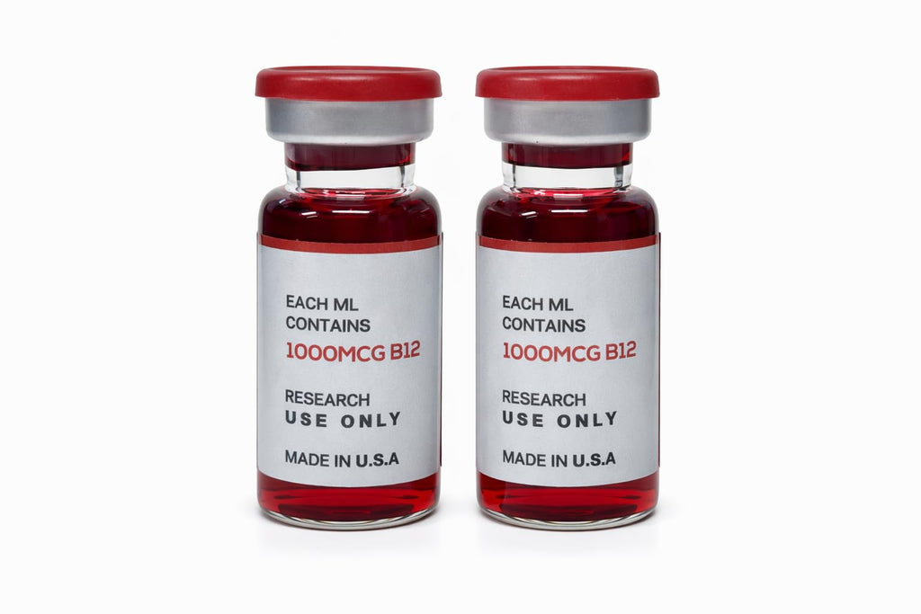 B12 Reconstitution Solution, 2 Pack - 5ml Ultra Pure Dilution Solvent in Premium Glass Vials, Made in USA