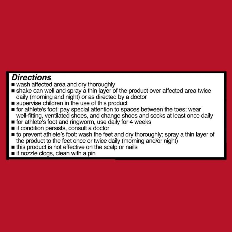 Equate Athlete’s Foot Antifungal Liquid Spray, 5.3 oz (Pack of 2)