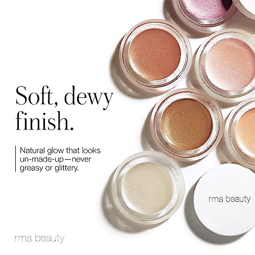 RMS Beauty Luminizer - Cream Highlighter Makeup, Face Highlighter & Inner Corner Eye Highlighter, Glow Balm Dewy Makeup Face Highlighters & Luminizers