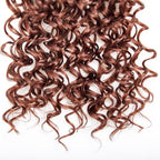 GoGo Curl Crochet Hair for Women Ginger Curly Crochet Hair Water Wave Crochet Hair Beach Curl Crochet Synthetic Hair Deep Wave Braiding Hair Extensions (18 inch(Pack of 2), 350)