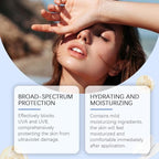 Heartleaf Silky Moisture Sunscreen, Moisture Daily Sunscreen, Korean SPF 50+ PA++++ Clear Filter Sun Essence, No White Cast, Hydrating, Moisturizing, Cools Down, Light Finish, Updated 3pc