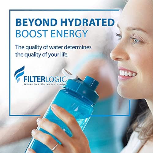 FilterLogic NSF Certified Pitcher Water Filter, Replacement for Brita® Classic 35557, OB03, Mavea® 107007, Replacement for Brita® Pitchers Grand, Lake, Capri, Wave and More (Pack of 6)