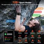 Smart Watch with Alexa Built-in, 1.83" HD Touchscreen Fitness Tracker, Bluetooth Notifications/Calls, IP68 Waterproof, 120+ Sport Modes, 24/7 Heart Rate & Sleep Monitor for iPhone Android iOS (Black)