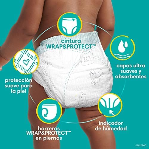 Pampers Swaddlers Diapers Preemie - Size P1, 27 Count, Ultra Soft Disposable Baby Diapers (Pack of 4)
