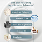 Unscented Magnesium Lotion for Sleep - Helps with Muscle Relaxation, Soothes Tired Legs, Supports Restful Nights, Moisturizes & Hydrates Skin - 8 fl oz - Magnesium Cream, Butter, Topical Magnesium