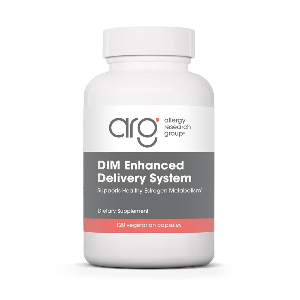 ARG DIM Enhanced Delivery System - Supports Estrogen Metabolism - Delivers 300 mg Bioavailable Diindolylmethane Complex - Vegetarian & Soy-Free - 30 Servings - 120 Capsules