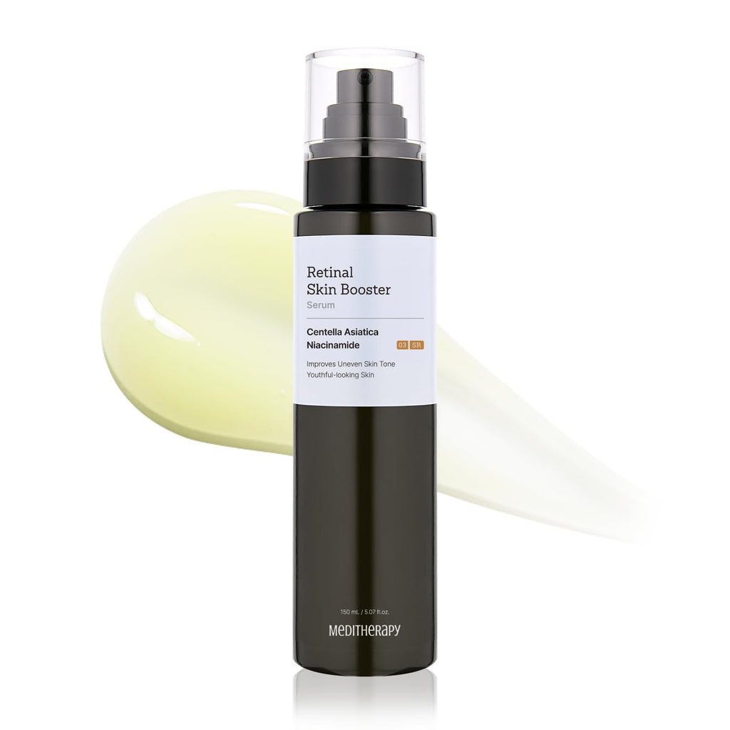 MEDITHERAPY Retinal Skin Booster Serum – Gentle Daily Serum for Beginners, Lightweight Face & Body Serum – Smooth Texture & Pore Care – Korean Skincare, 5.07 Fl. Oz