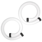 1.5" x 40" Pool Hose Replacement, Pack of 2 - Compatible with Above Ground Pools Filter Pump Hoses, Sand Filters, Saltwater Systems (1,500-2,500 GPH), White