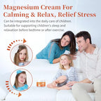 Magnesium Lotion For Kids & Babies, Bedtime Magnesium Cream For Sleep, Leg Cramps, Unscented Calming Magnesium Oil Lotion For Bone & Muscle Relaxation, Apply to Feet, Legs, Body, 4 OZ.