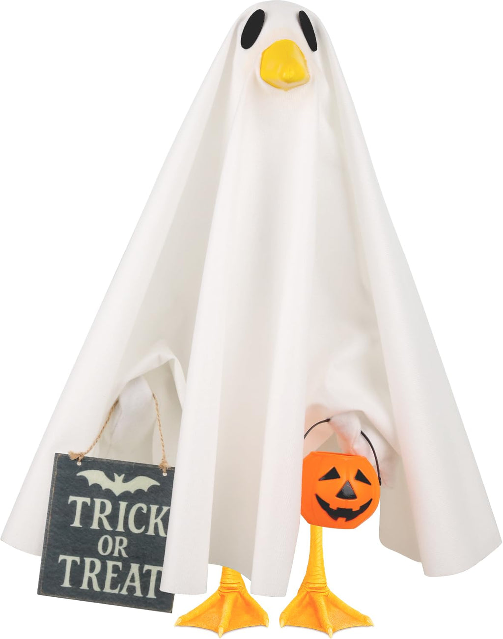 Aymolas Halloween Goose Outfit Ghost Porch Goose Costume for Outdoor Decor