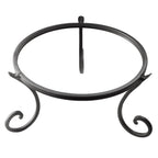 Metal Gazing Ball Stand for 10 or 12 Inch Balls, Low Short Wrought Iron Gazing Globe Display Stand Garden Sphere Holder, Fade and Weather Resistant Outdoor Decoration for Homes, Yards and Gardens